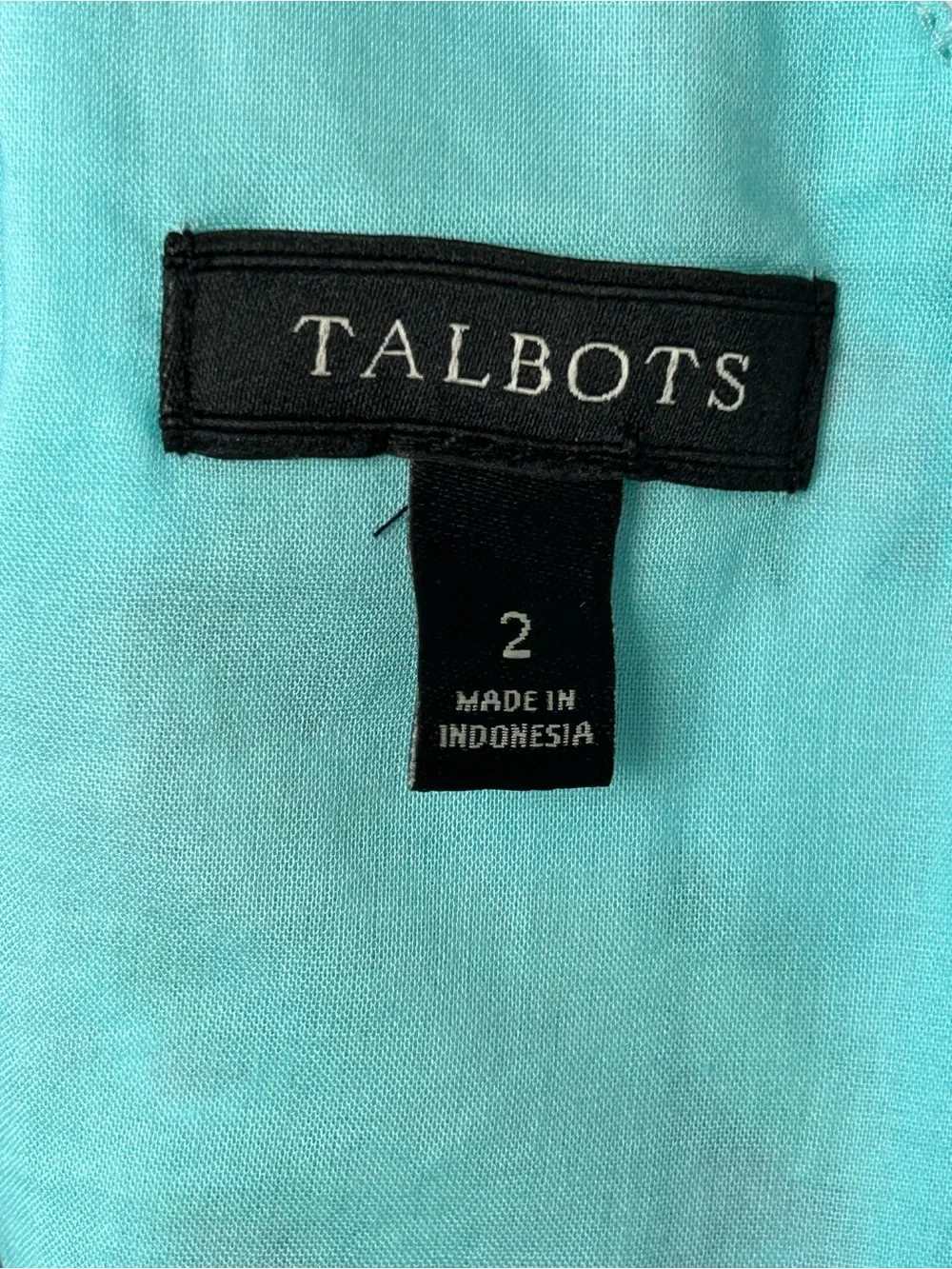 Talbots White Midi Dress with Red & Light Blue Floral Border Print - Picture 3 of 8